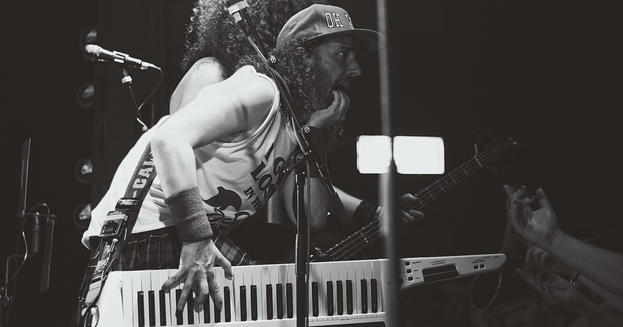 Alestorm performing live in Auckland, New Zealand 2019. Image by Sarah Kidd.