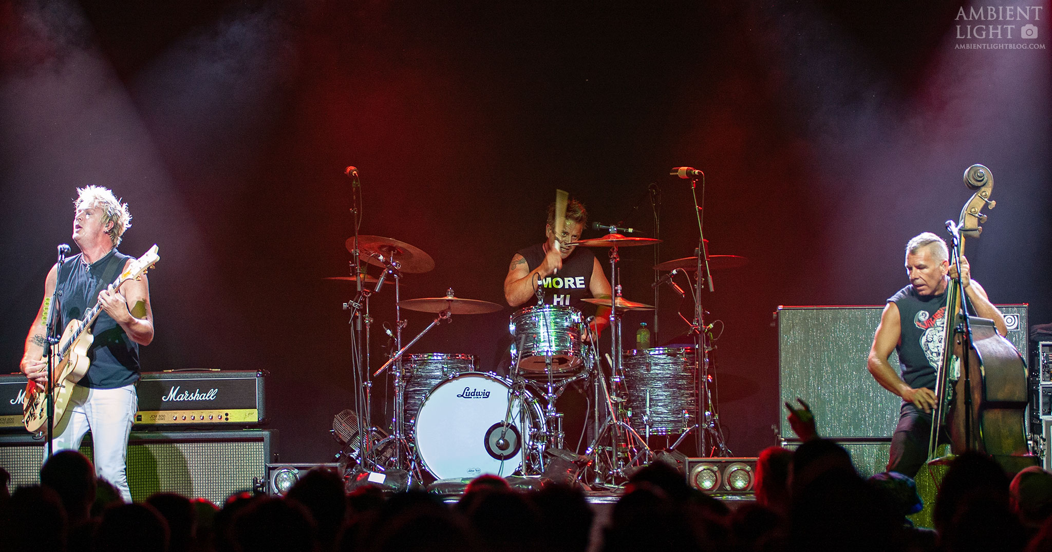 The Living End performing live in Auckland, New Zealand, 2019. Image by Doug Peters.