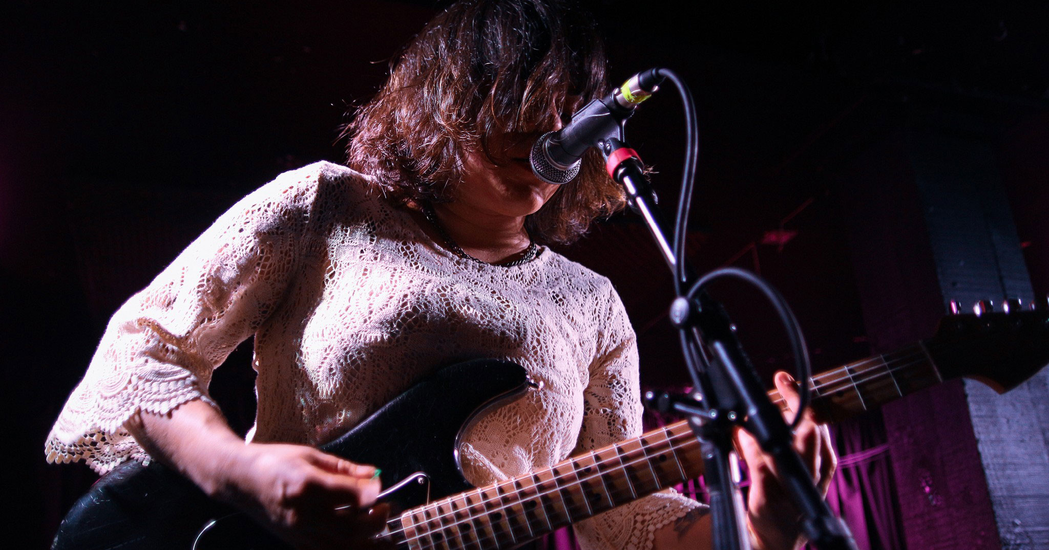 Screaming Females performing live in Auckland New Zealand 2019. Image by Sarah Kidd.