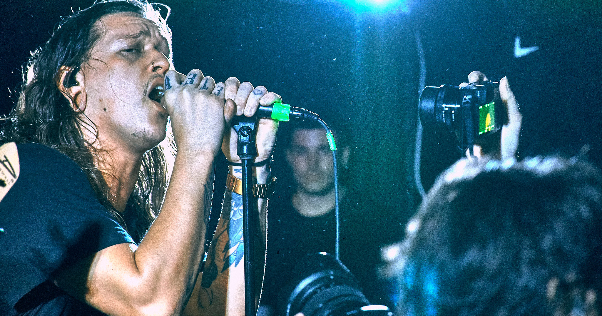 Polaris performing live in Auckland, New Zealand, 2019. Image by Chalice Of Blood.
