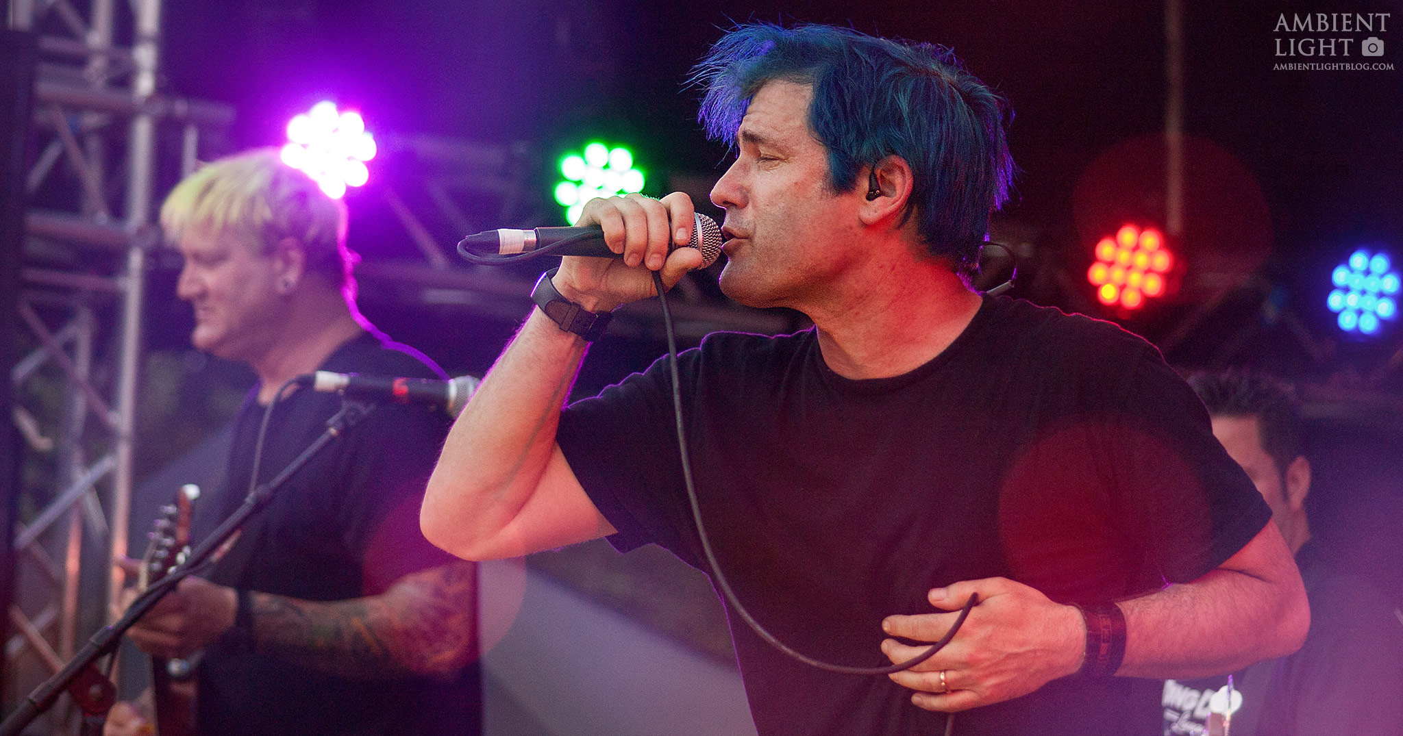 Lagwagon performing live in Auckland New Zealand, 2015. Image by Doug Peters.