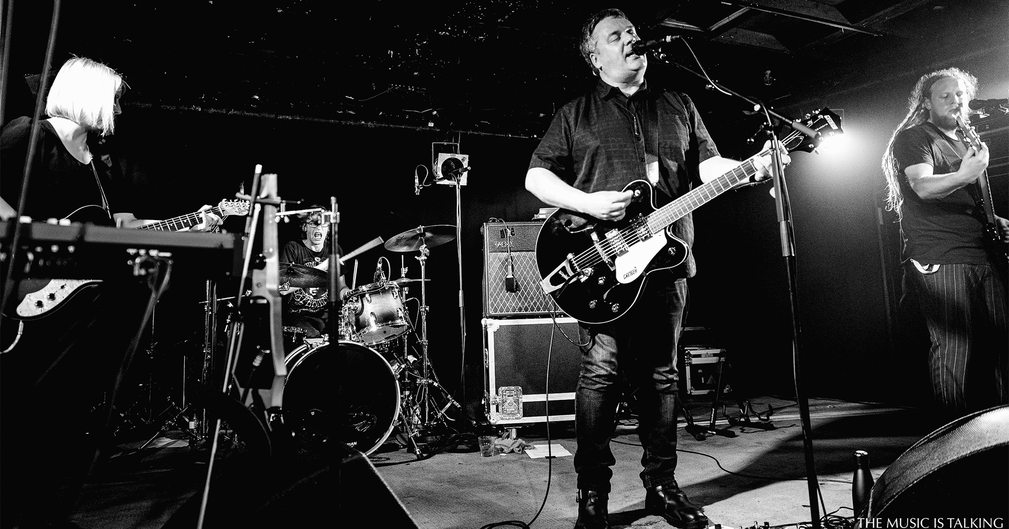 The Chills performing live in Wellington, New Zealand, 2019. Image by The Music Is Talking.