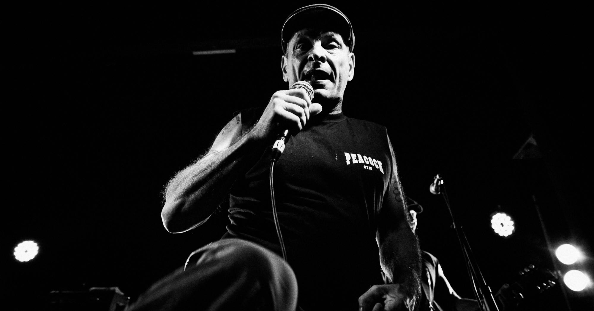 Cockney Rejects performing live in Auckland, New Zealand 2019. Image by Lemonwood Photography.