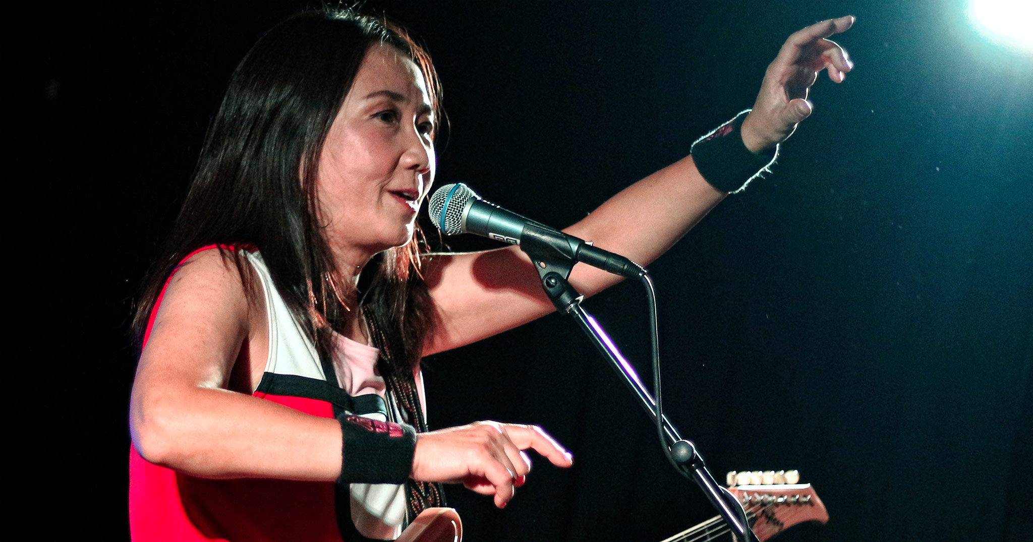 Shonen Knife performing live in Auckland, New Zealand 2019. Image by Sarah Kidd.