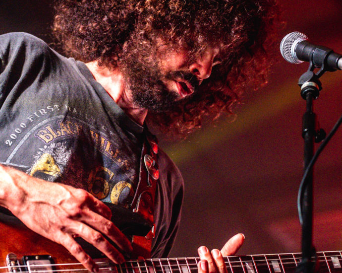 Wolfmother performing live in Palmerston North, New Zealand 2020. Image by The Music Is Talking.
