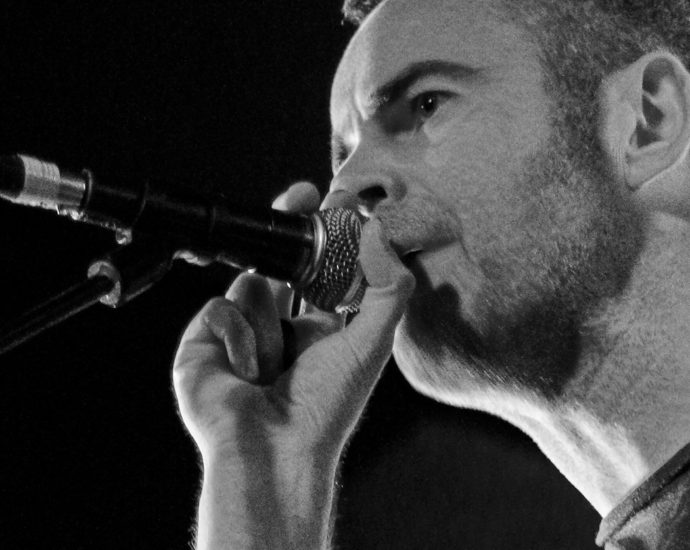 mclusky* performing live in Auckland, New Zealand 2020. Image by Isaac Fleming.