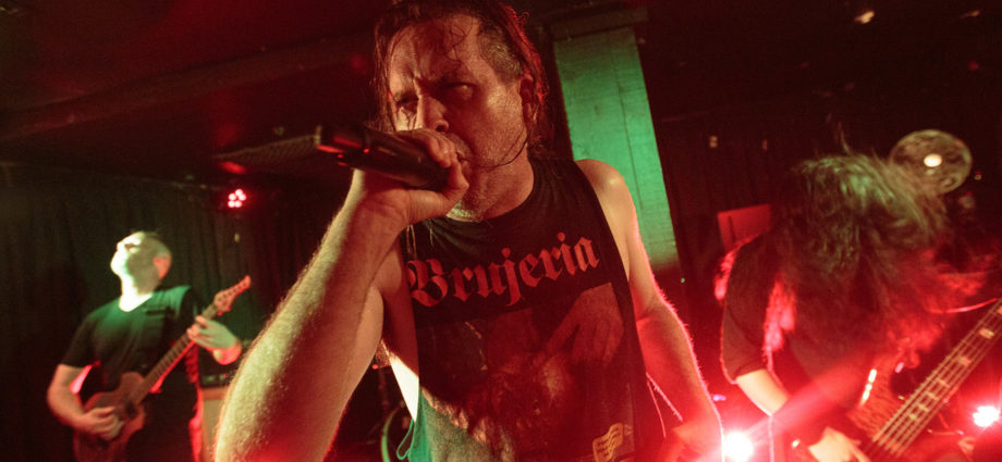 Cattle Decapitation performing live in Auckland, New Zealand, 2020. Image by Connor Crawford Photography.
