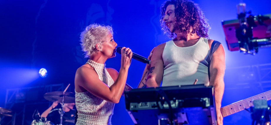 Peking Duk performing live in Auckland, New Zealand 2020. Image by David Watson Photography.