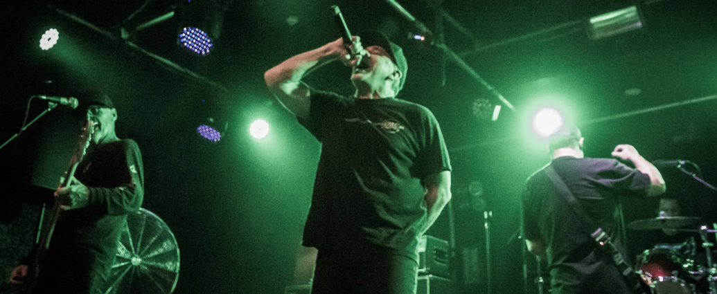 Pennywise performing live in Auckland, New Zealand 2020. Image by Ginelle Cocks.