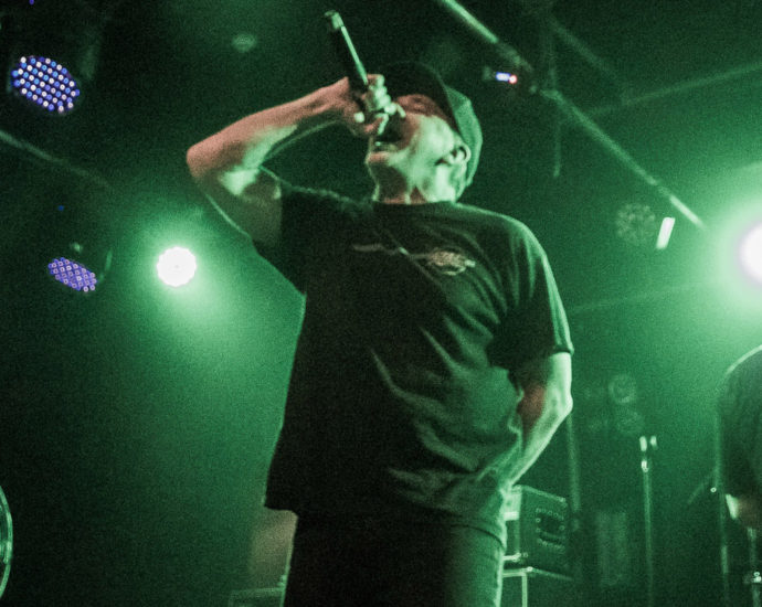 Pennywise performing live in Auckland, New Zealand 2020. Image by Ginelle Cocks.