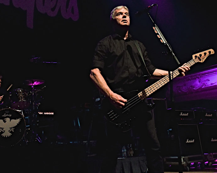 The Stranglers performing live in Auckland, New Zealand 2020. Image by Chalice Of Blood Photography.