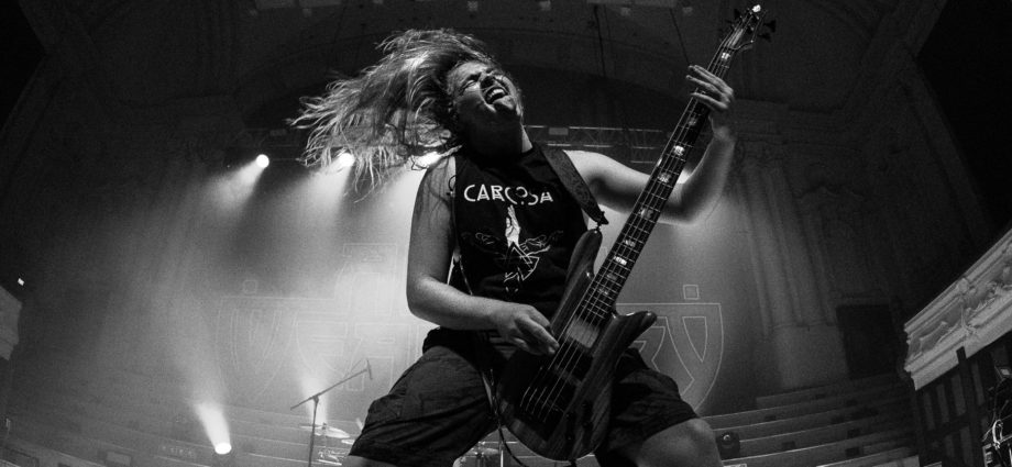 Alien Weaponry performing live in Auckland, New Zealand 2020. Image by Matt Henry Photography.