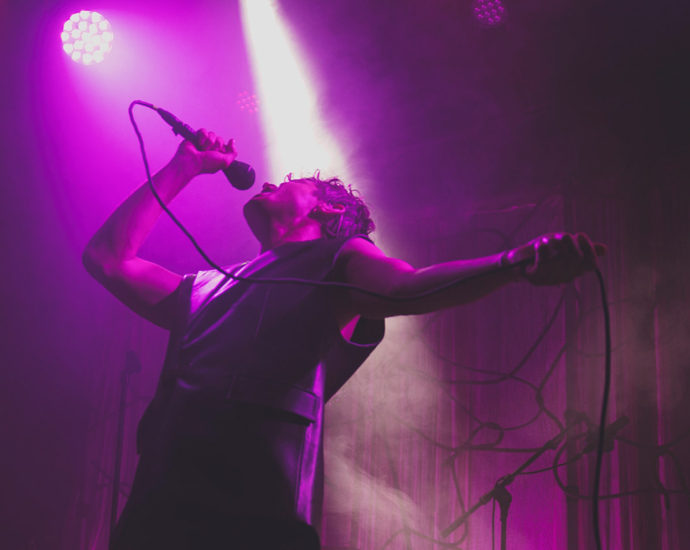 Perfume Genius performing live in Auckland, New Zealand 2022. Photo by Doug Peters.