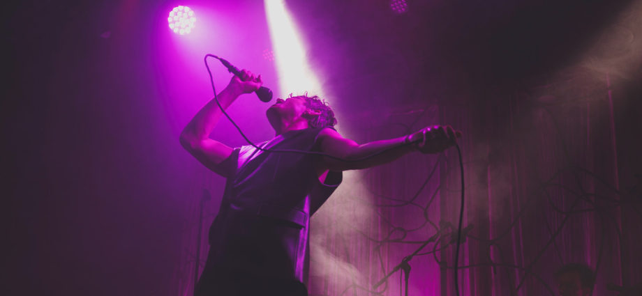 Perfume Genius performing live in Auckland, New Zealand 2022. Photo by Doug Peters.