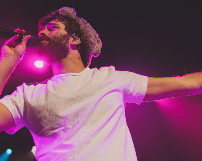 AJR performing live in Auckland, New Zealand 2022. Photo by Doug Peters.