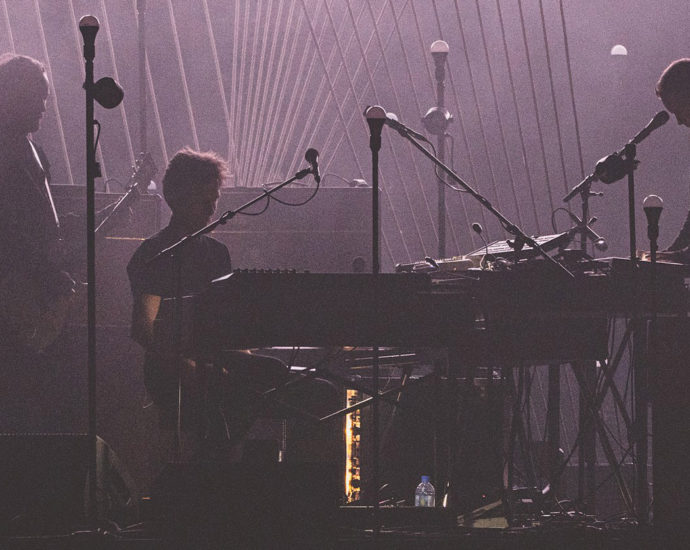 Sigur Rós performing live in Auckland, New Zealand 2022. Photo by Doug Peters.