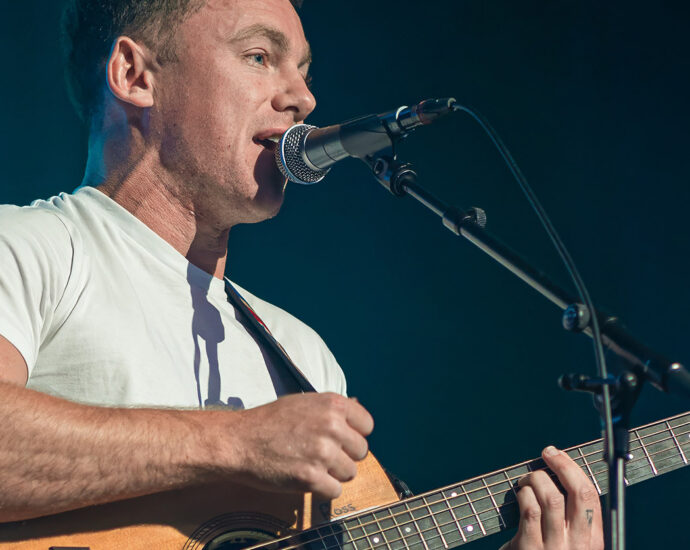 Mitch James performing live at ToiToi, Hastings New Zealand 2023. Photo by Chris Kiely.