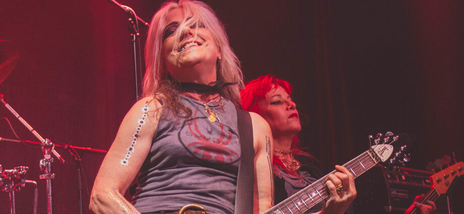 L7 performing live at the Powerstation, Auckland NZ, 2023. Photo by Doug Peters.
