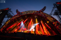 ACDC play live at Western Springs, Auckland, New Zealand.